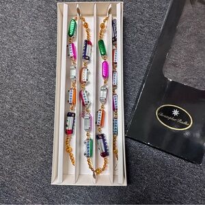 Vintage Christopher Radko Collectible Train Holiday Garland 93.394.2